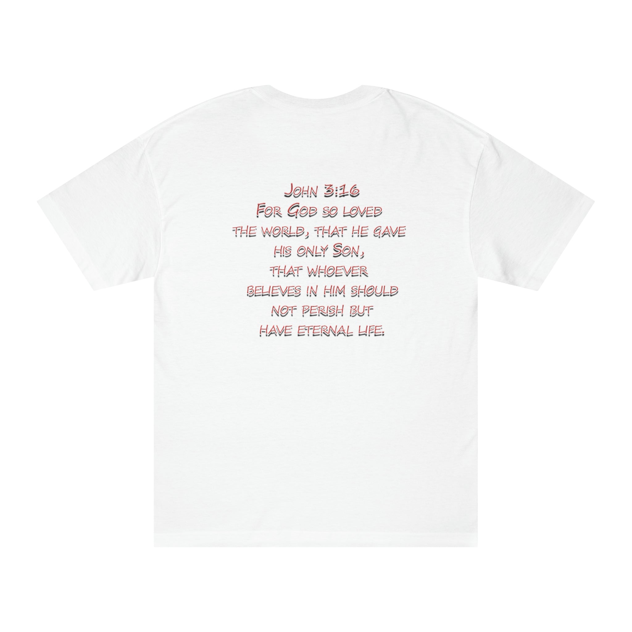 John 3:16 Red Classic Tee