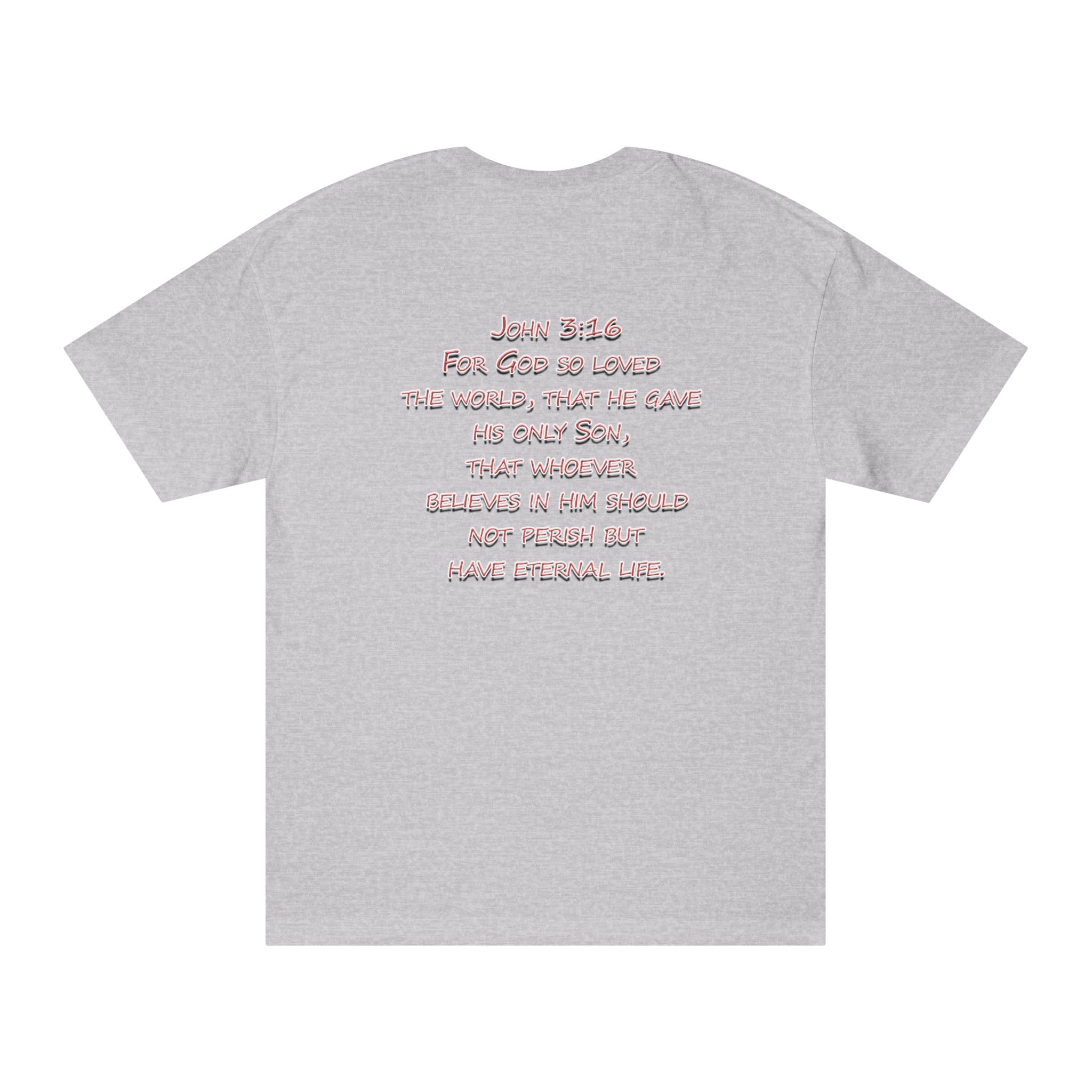 John 3:16 Red Classic Tee